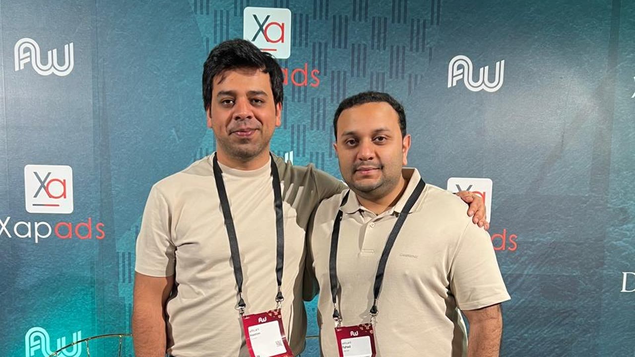 Hashim and Fahad, founders of HNF Legacy, at Affiliate World Dubai
